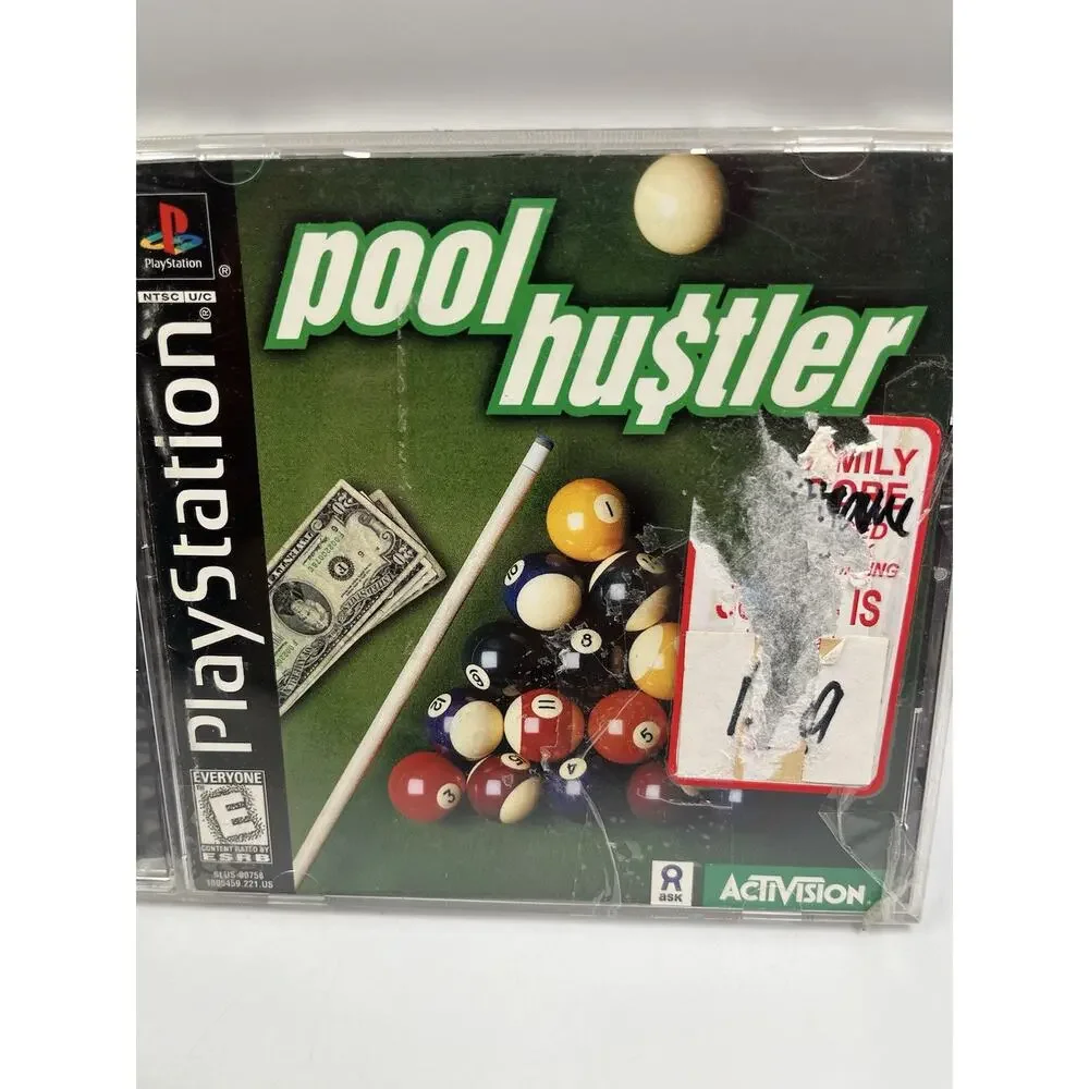 Pool Hustler PlayStation 1 PS1 Complete In Box CIB